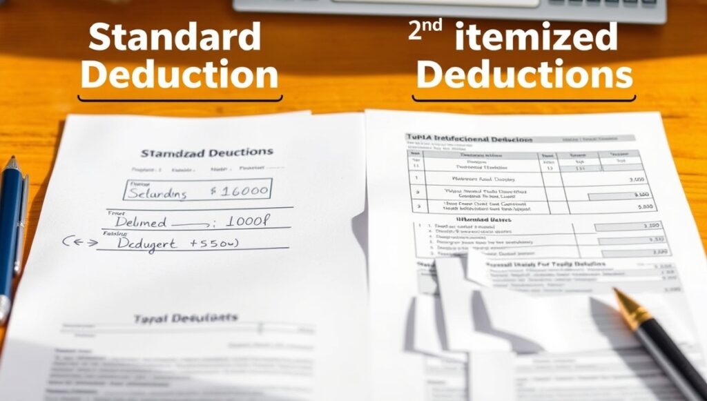 standard deduction vs itemized deductions