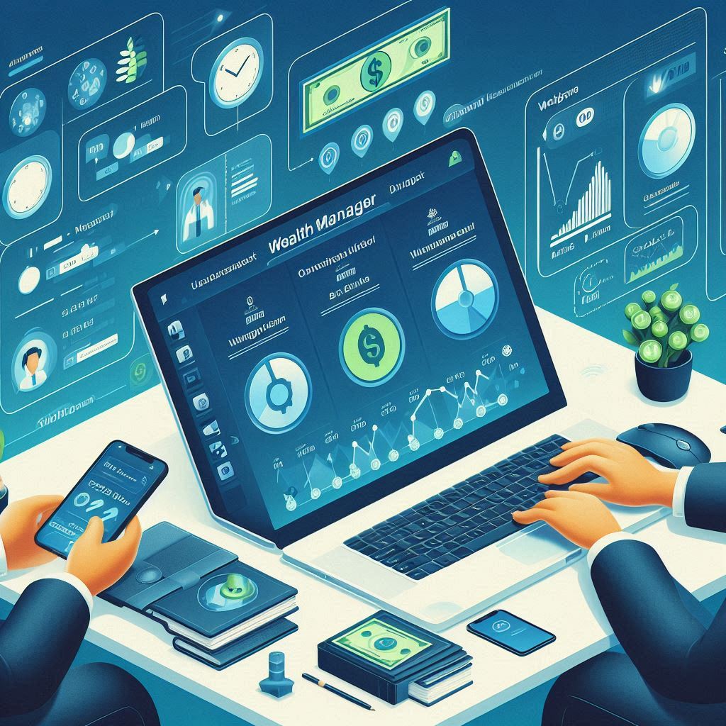 Wealth management strategy visualization